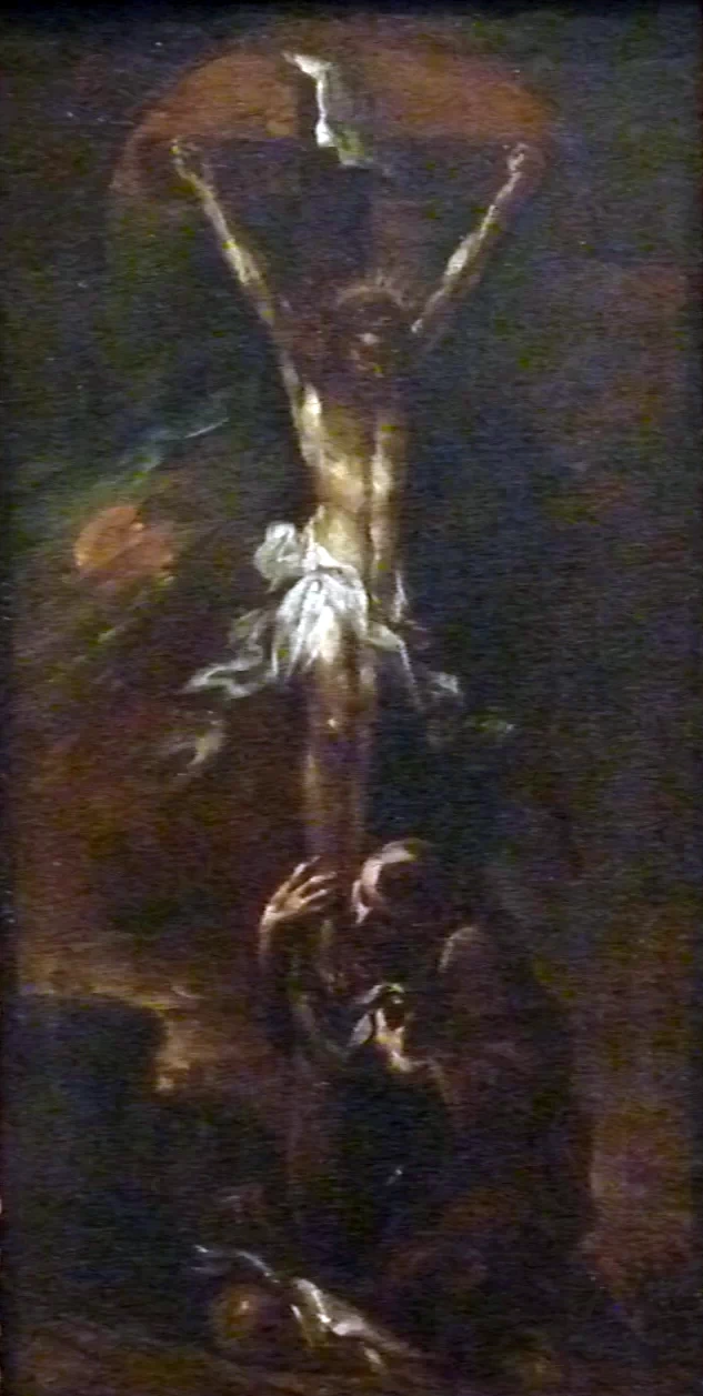 San Francesco ai piedi di Cristo in croce - Musée des Beaux, Arts de Strasbourg